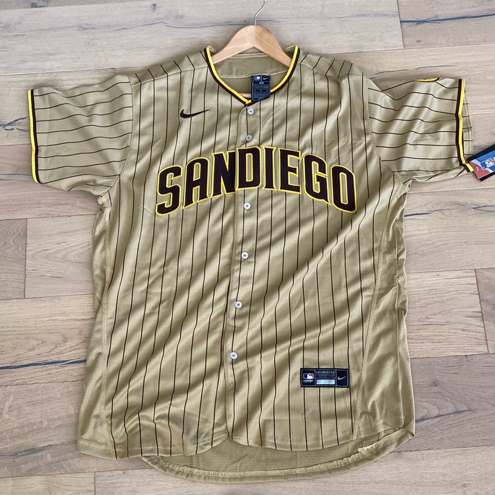 Mens XL Padres #38 Alfaro Jersey